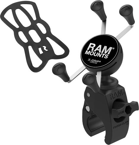 RAM Mounts X-Grip Small Phone Mount with RAM Snap-Link Tough-Claw RAM-HOL-UN7-400U for Motorcycle, ATV/UTV, Bike in Saudi Arabia