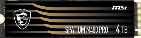 MSI SPATIUM M480 PRO PCIe 4.0 NVMe M.2 4TB Internal SSD PCIe Gen4 NVMe (SPATIUM M480 PRO PCIe 4.0 NVMe M.2 4TB) in Saudi Arabia