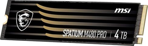 MSI SPATIUM M480 PRO PCIe 4.0 NVMe M.2 4TB Internal SSD PCIe Gen4 NVMe (SPATIUM M480 PRO PCIe 4.0 NVMe M.2 4TB) in Saudi Arabia