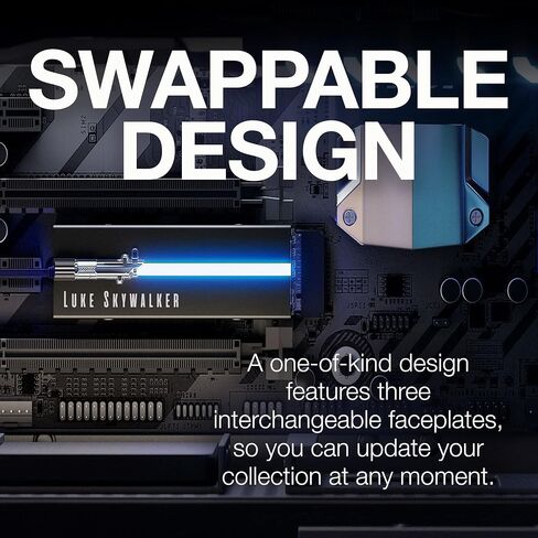 Seagate Lightsaber Collection Special Edition FireCuda SSD 2TB Solid State Drive - M.2 PCIe Gen4 ×4 NVMe 1.4, up to 7300MB/s, Customizable RGB LED Lightsabers (ZP2000GM3A033) in Kuwait