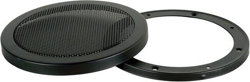 8-Inch 2-Piece Steel Mesh Speaker Grill - Black in Saudi Arabia
