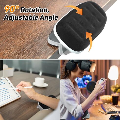 وسادات مسند المعصم للمكتب، وسادة مسند الذراع من الإسفنج الذكي لتخفيف آلام الذراع والمعصم، دعم مريح لمرفق الذراع والمعصم لمكتب الكمبيوتر، مكتب المكتب (عبوتان) in Kuwait