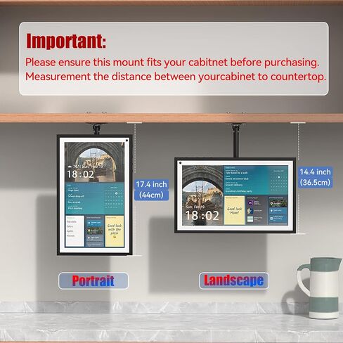 Under Cabinet Mount for Echo Show 15, Height Adjustable in Kuwait