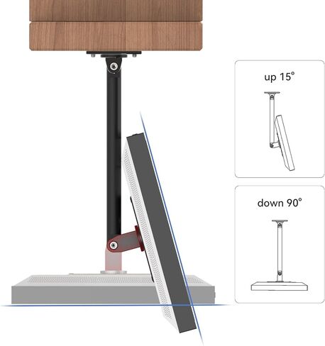 Under Cabinet Mount for Echo Show 15, Height Adjustable in Kuwait