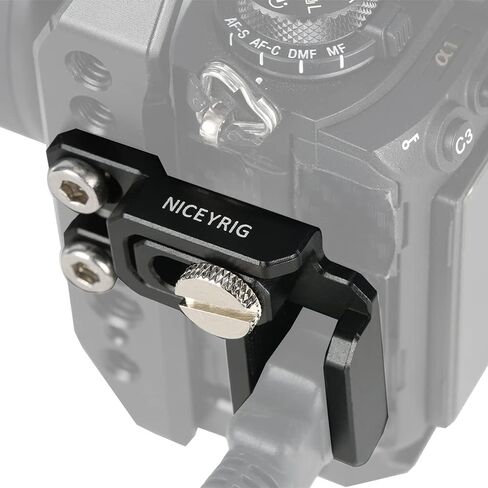 NICEYRIG Cable Lock Clamp for HDMI USB-C Power Cable, Compatible with Sony Alpha 1 A7SIII A7RIV A7RIII A7III A9 A9II - 438 in Saudi Arabia