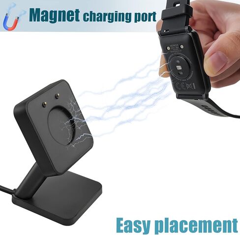 Charger Stand Compatible with Huawei Band 6, Huawei Watch Fit, Huawei4X, Honor Band 6,Honor Watch ES,Replacement USB Charger Cable Fit for Honor Smartwatch in Kuwait