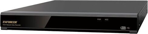 Seco-Larm DRN-116-4TB Enforcer 16-Channel 4K Network Video Recorder, 4TB HDD, Compatible with up to 8MP (4K) IP Cameras, Plug-and-Play, Supports up to 2 HDDs, Tri-Stream Encoding, 8 Sensor Inputs in Saudi Arabia