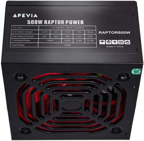 أبيفيا RT500W رابتور 500 واط ATX مزود الطاقة in Kuwait