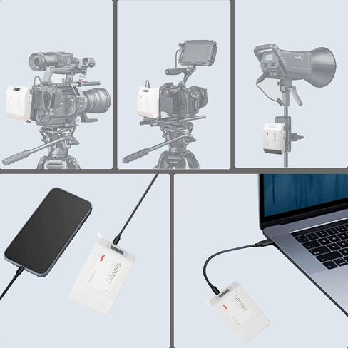 VILTROX V Mount Battery BP-V99, 99Wh Mini V-Mount Battery (14.8V 6700mAh) with D-TAP, BP, USB-A, OLED Screen, Support 45W PD USB-C Fast Charger for Camcorder, Camera, Monitor, Large Capacity, Portable in Kuwait