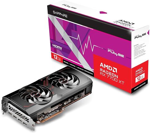 زافير بطاقة رسومات للالعاب 11335-04-20G بالس AMD راديون RX 7700 XT مع 12GB GDDR6، AMD RDNA 3 in Kuwait