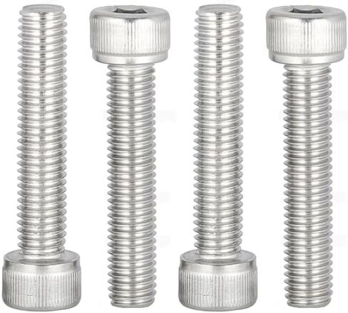 M5-0.8 * 8mm Socket Head Cap Screw, Socket Bolt,304 Stainless Steel,Metric Full Thread Screw,Allen Hex Drive Drive Type, Bright Finish, Machine Thread, Coarse Thread UNC,50 Pcs (M5x8mm) in Kuwait