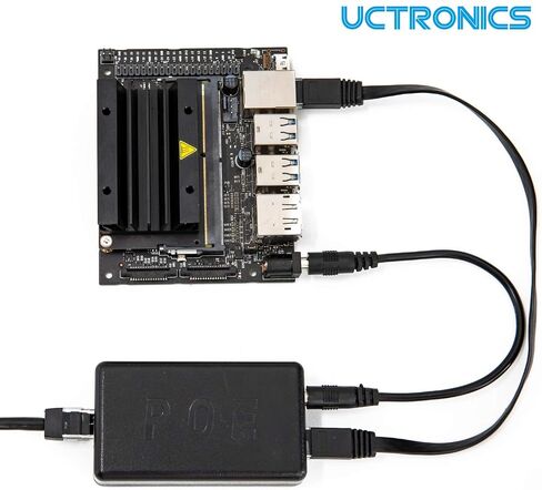 UCTRONICS PoE Splitter USB-C 5V - Active PoE to USB-C Adapter, IEEE 802.3af Compliant for Raspberry Pi 4, Google WiFi, Security Cameras, and More in Kuwait