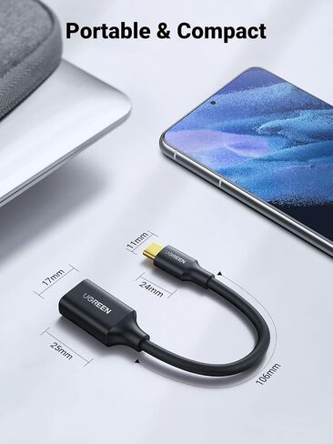 UGREEN USB C to USB 3.1 Adapter,USB C Female to USB Male Adapter,Type C Adapter OTG Cable Compatible with MacBook Pro 2022, MacBook Air/Mini,iPad Mini/Pro 2022, Samsung Galaxy S22 Google Pixel in Saudi Arabia