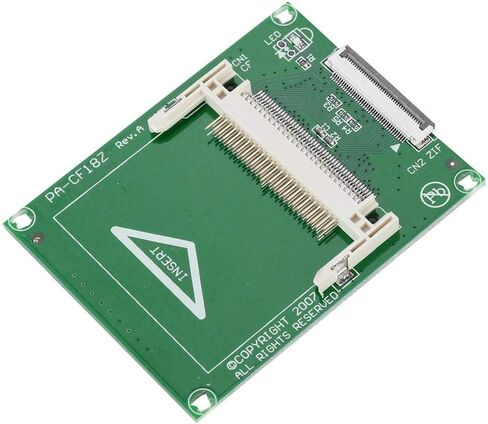 بطاقة محول CF إلى ZIF CE بطاقة محول، 1.8 بوصة 50 دبوس SSD HDD بطاقة محول فلاش مدمجة لـ DOS/ Windows 3.1 / 95 / NT / 98 / Me / 2000 / XP / Vista / Linux / Mac، بطاقة محولات محول الكمبيوتر in Kuwait