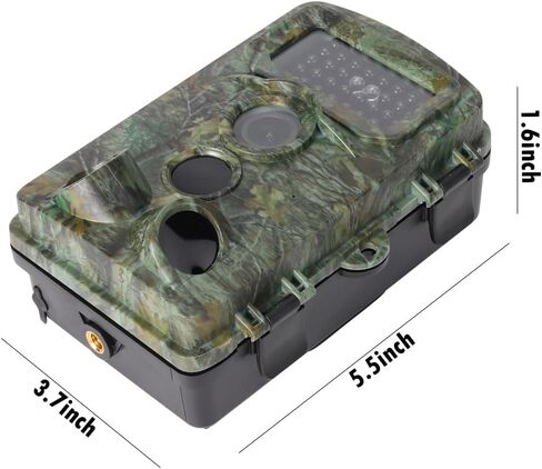 كاميرا Musonic Trail، كاميرا ألعاب بدقة 36 ميجابكسل 1080 بكسل مع رؤية ليلية، حركة وقت التشغيل 0.2 ثانية، عدسة كاميرا عريضة 120 درجة، كاميرا صيد مقاومة للماء IP66 لمراقبة الحياة البرية في الهواء الطلق in Kuwait