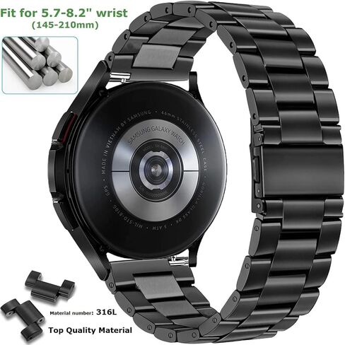 DCCBPX 22mm Stainless Steel Watch Bands Replacement Contains ，SmartWatch Band Business Stainless Steel Metal Replacement Watch Band in Saudi Arabia