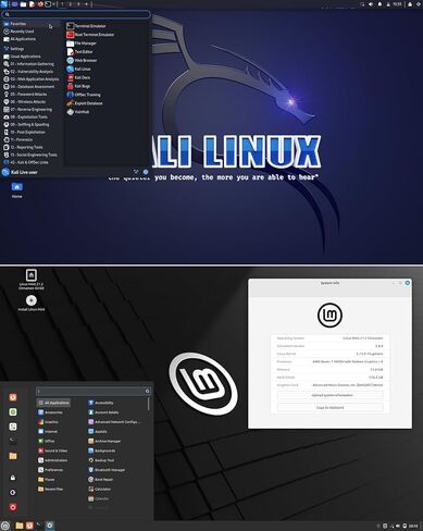 64GB - 20-in-1, Bootable USB Drive 3.0 for Linux & Windows 11, Mint 21.2 | Kali 2023.2 | Ubuntu 23.04 | OpenSUSE 2023.08 | Tails 5.16 | Debian 12.1.0, Supported UEFI and Legacy in Saudi Arabia