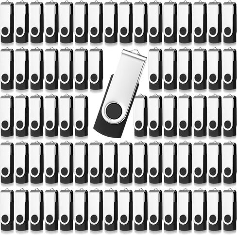 Xuhal 100 حزمة محرك فلاش USB 2 جيجابايت محركات أقراص فلاش USB 2.0 المحمولة USB الإبهام لتخزين البيانات المكتبية والمدرسة (متعدد الألوان) in Saudi Arabia