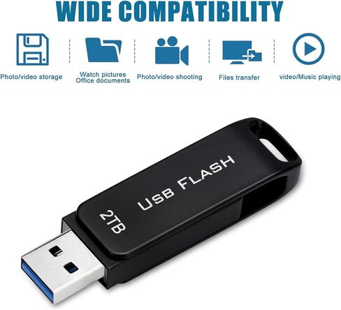 محرك أقراص فلاش USB عالي السرعة، محرك إبهام مقاوم للماء، عصا ذاكرة معدنية USB لتخزين البيانات مع تصميم سلسلة المفاتيح، محرك أقراص القفز للنسخ الاحتياطي للبيانات ونقلها للكمبيوتر الشخصي/الكمبيوتر المحمول in Kuwait