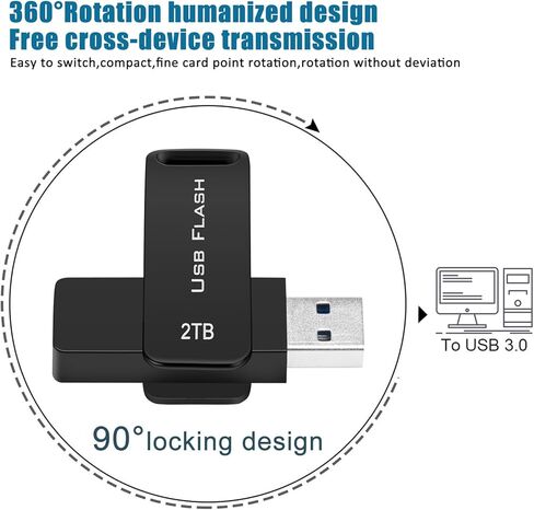 محرك أقراص فلاش USB عالي السرعة، محرك إبهام مقاوم للماء، عصا ذاكرة معدنية USB لتخزين البيانات مع تصميم سلسلة المفاتيح، محرك أقراص القفز للنسخ الاحتياطي للبيانات ونقلها للكمبيوتر الشخصي/الكمبيوتر المحمول in Kuwait