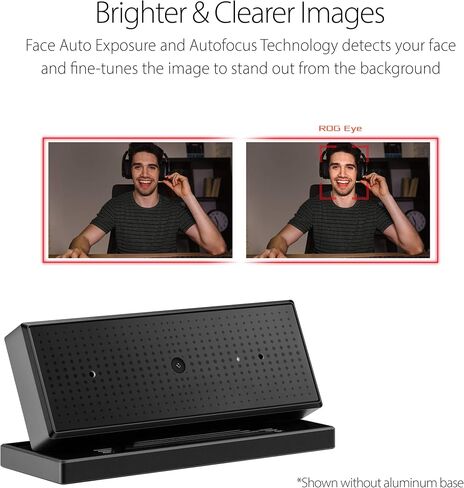 ASUS ROG Eye 1080P 60fps USB Webcam with Beamforming Microphone and Auto Exposure/Auto Focus Technology for PC or MacOS in Saudi Arabia