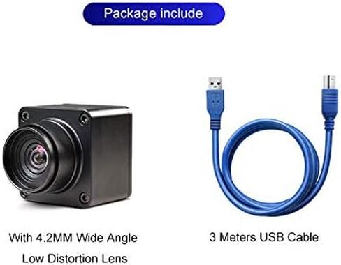 MOKOSE 4K@30fps USB Camera with 6-12mm Varifocal Manual Lens Webcam UVC Free Drive Compatible Windows Mac OS X Linux in Saudi Arabia