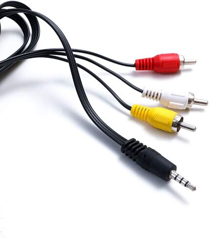 Love your yy 10FT 3.5mm to 3 RCA Male Plug to RCA Stereo Audio Video Male AUX Cable, 3.5mm to RCA Camcorder AV Video Output Cable 1/8" TRRS to 3 RCA Male Cord in Saudi Arabia