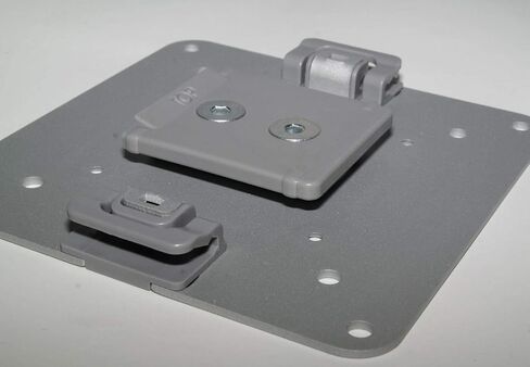 لوحة شاشة فيزا فضية 100 × 100 ملم لـ M8 M2 M-Flex مع براغي in Kuwait