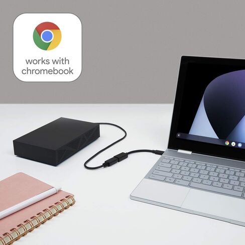 بلكن محول USB 3.0 USB-C الى USB-A (معتمد من USB-IF، 5 جيجابايت في الثانية، متوافق مع ماك بوك وماك بوك برو)، اسود in Kuwait