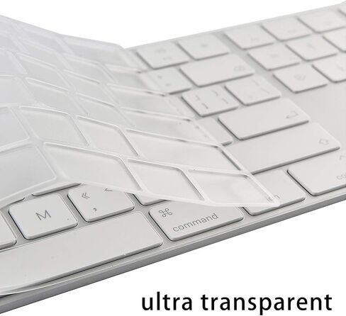 Ultra Thin Clear Keyboard Cover Protector Skin for Apple Wireless Magic Keyboard (for Magic Keyboard (MLA22LL/A)) in Kuwait