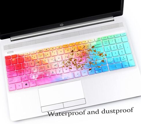 غطاء لوحة المفاتيح لجهاز الكمبيوتر المحمول HP 15.6 15-dw 15-dy 15-ef 15-da/db 15-bs/bw 15t 15z 15t-dy200 15t-dw300/HP Envy x360 2-in-1 15.6 بوصة/HP Spectre x360 15t eb0043dx/HP Envy 17 17.3 17t 17M 17-by/bs/bw-ملون in Kuwait