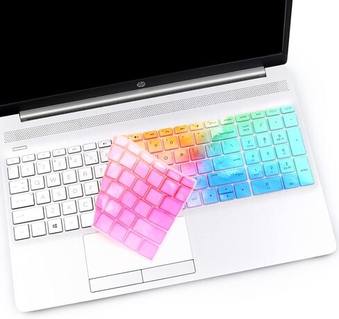 غطاء لوحة المفاتيح لجهاز الكمبيوتر المحمول HP 15.6 15-dw 15-dy 15-ef 15-da/db 15-bs/bw 15t 15z 15t-dy200 15t-dw300/HP Envy x360 2-in-1 15.6 بوصة/HP Spectre x360 15t eb0043dx/HP Envy 17 17.3 17t 17M 17-by/bs/bw-ملون in Kuwait