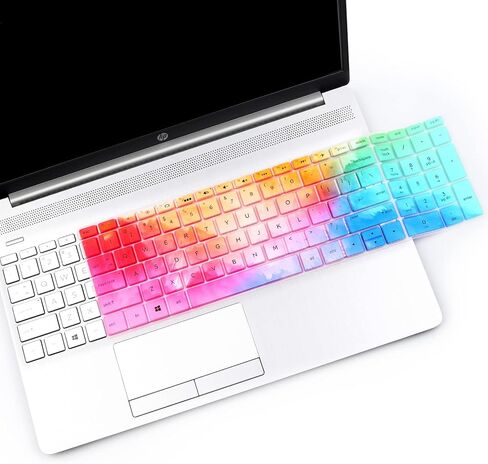 غطاء لوحة المفاتيح لجهاز الكمبيوتر المحمول HP 15.6 15-dw 15-dy 15-ef 15-da/db 15-bs/bw 15t 15z 15t-dy200 15t-dw300/HP Envy x360 2-in-1 15.6 بوصة/HP Spectre x360 15t eb0043dx/HP Envy 17 17.3 17t 17M 17-by/bs/bw-ملون in Kuwait