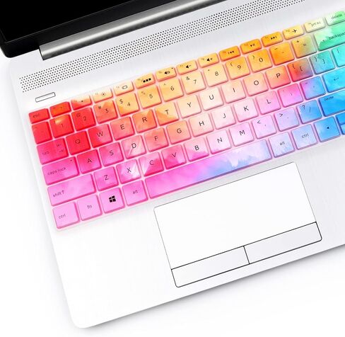 غطاء لوحة المفاتيح لجهاز الكمبيوتر المحمول HP 15.6 15-dw 15-dy 15-ef 15-da/db 15-bs/bw 15t 15z 15t-dy200 15t-dw300/HP Envy x360 2-in-1 15.6 بوصة/HP Spectre x360 15t eb0043dx/HP Envy 17 17.3 17t 17M 17-by/bs/bw-ملون in Kuwait