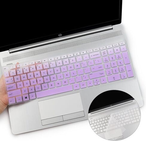 غطاء لوحة المفاتيح لجهاز الكمبيوتر المحمول HP 15.6 15-dw 15-dy 15-ef 15-da/db 15-bs/bw 15t 15z 15t-dy200 15t-dw300/HP Envy x360 2-in-1 15.6 بوصة/HP Spectre x360 15t eb0043dx/HP Envy 17 17.3 17t 17M 17-by/bs/bw-ملون in Kuwait