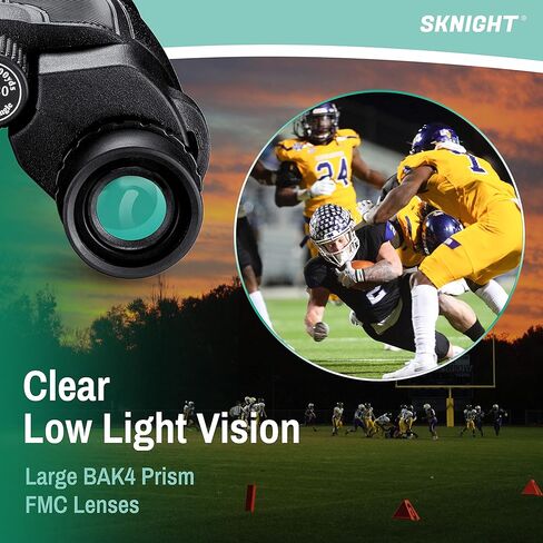 Sknight 12x30 Compact Binoculars for Adults and Kids with Phone Adapter, Small Binoculars with Large View, Lightweight Binoculars for Travel Bird Watching Concert Sports in Saudi Arabia
