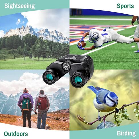 Sknight 12x30 Compact Binoculars for Adults and Kids with Phone Adapter, Small Binoculars with Large View, Lightweight Binoculars for Travel Bird Watching Concert Sports in Saudi Arabia