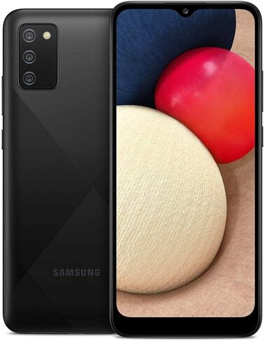 Samsung Galaxy A02s Smartphone, 32GB Storage, Factory Unlocked - Black (Renewed) in Saudi Arabia