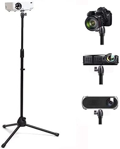 Coret Mini Projector Stand, Portable Camera Holder with 360 Rotatable Head, Adjustable Height 26-60in in Saudi Arabia