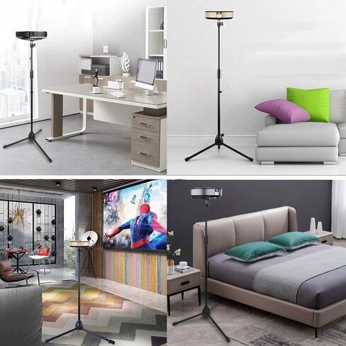 Coret Mini Projector Stand, Portable Camera Holder with 360 Rotatable Head, Adjustable Height 26-60in in Saudi Arabia