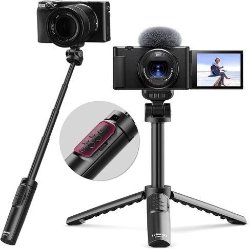 ULANZI RMT-01 Wireless Shooting Grip & Tripod for Sony, Canon, Nikon & Other Vlog Cameras or Smartphones, Selfie Video Recording Vlogging Accessories Portable Hand Size for Content Creators & Vloggers in Saudi Arabia