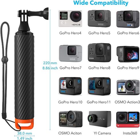 49CM Selfie Stick Telescopic for Action Camera in Saudi Arabia