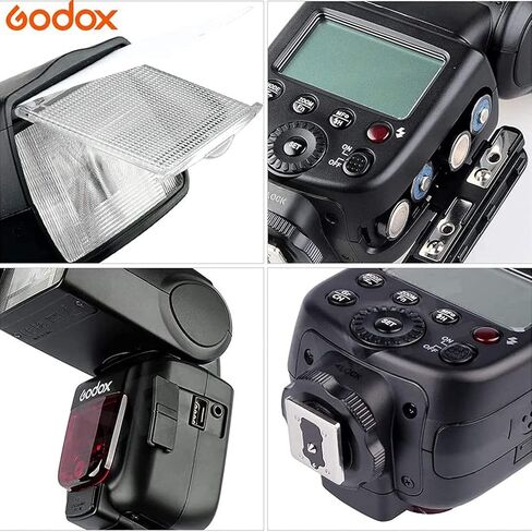 فلاش خارجي GODOX TT600 متوافق مع كاميرا Canon/Nikon/Pentax/Olympus/Fuji وغيرها من كاميرات DSLR مع Hotshoe القياسي، وإخراج عالي GN60، ودعم الزناد اللاسلكي in Saudi Arabia