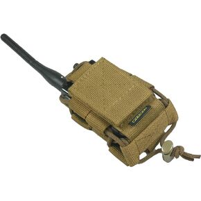 MOLLE Tactical Pouch Bag Radio Phone GPS Holster Holder BaoFeng Two-Way BF-F8HP UV-5R UV-82HP UV-5X3 UV-82C Garmin Retevis Motorola T460 T600 MR350R MH230R Midland Arcshell