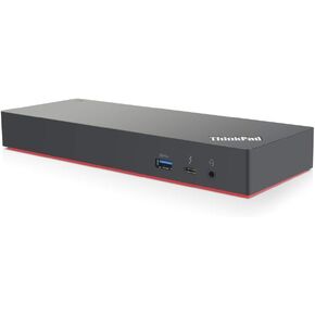 Lenovo ThinkPad Thunderbolt 3 Dock Gen 2 135W (40AN0135) Dual UHD 4K Display Capability, 2 HDMI, 2 DP, USB-C, USB 3.1 with 3 Years Warranty Card in Saudi Arabia