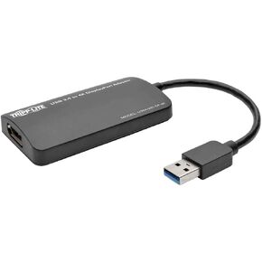 محول بطاقة رسومات الفيديو الخارجية Tripp Lite USB 3.0 SuperSpeed ​​to DisplayPort ثنائي الشاشة، ذاكرة SDRAM سعة 512 ميجابايت، 4K x 2K (U344-001-DP-4K) in Saudi Arabia