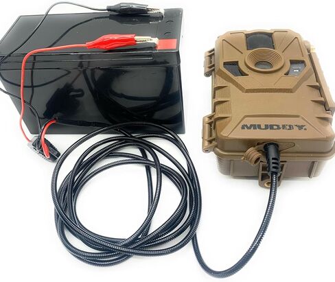 BareHill Rodent Resistant Armored Cable Compatible with Tactacam Reveal X XB SK and WiseEye Trail Cameras 7FT 2 Amp Fuse in Kuwait