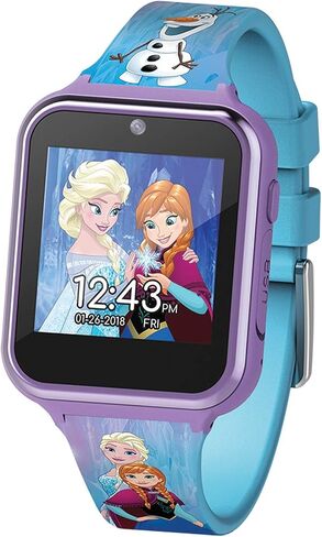 Accutime Kids Disney Frozen Smart Watch with Camera for Kids and Toddlers - Interactive Smartwatch for Boys & Girls with Games, Voice Recorder, Calculator, Pedometer, Alarm, Stopwatch in Kuwait