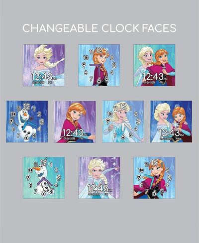 Accutime Kids Disney Frozen Smart Watch with Camera for Kids and Toddlers - Interactive Smartwatch for Boys & Girls with Games, Voice Recorder, Calculator, Pedometer, Alarm, Stopwatch in Kuwait
