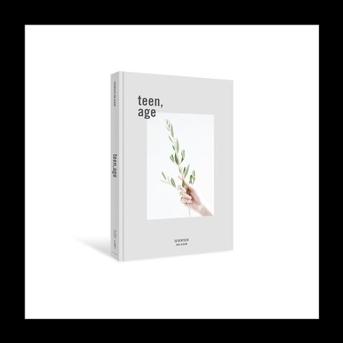 SEVENTEEN TEEN, AGE Reissue 2nd Album CD+Folding poster on pack+Photobook+Lyrics paper+Photocard+Portrait desktop stand+Name sticker+Tracking Sealed SVT (Green Version) in Saudi Arabia